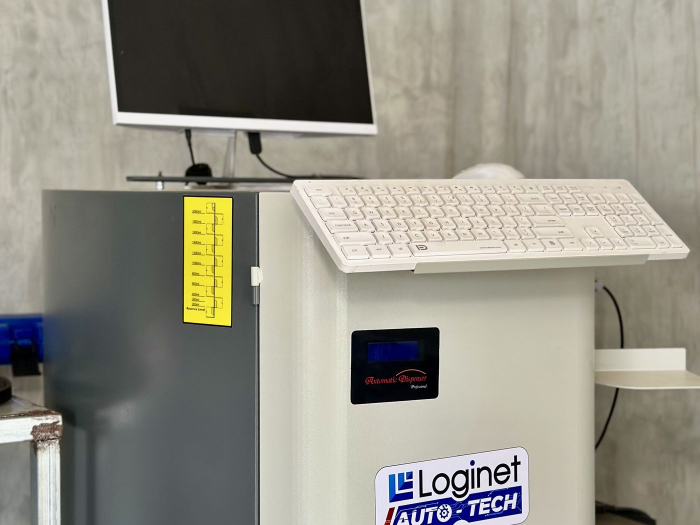 Le poste de colorimétrie